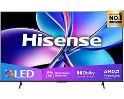 Hisense 65E7Q PRO - 65 inch - 4K QLED - 144hz - 2025 - Smart TV