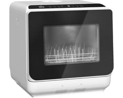 Mini vaatwasser tafelmodel - 5 Programma's - met 6 liter watertank - Wit