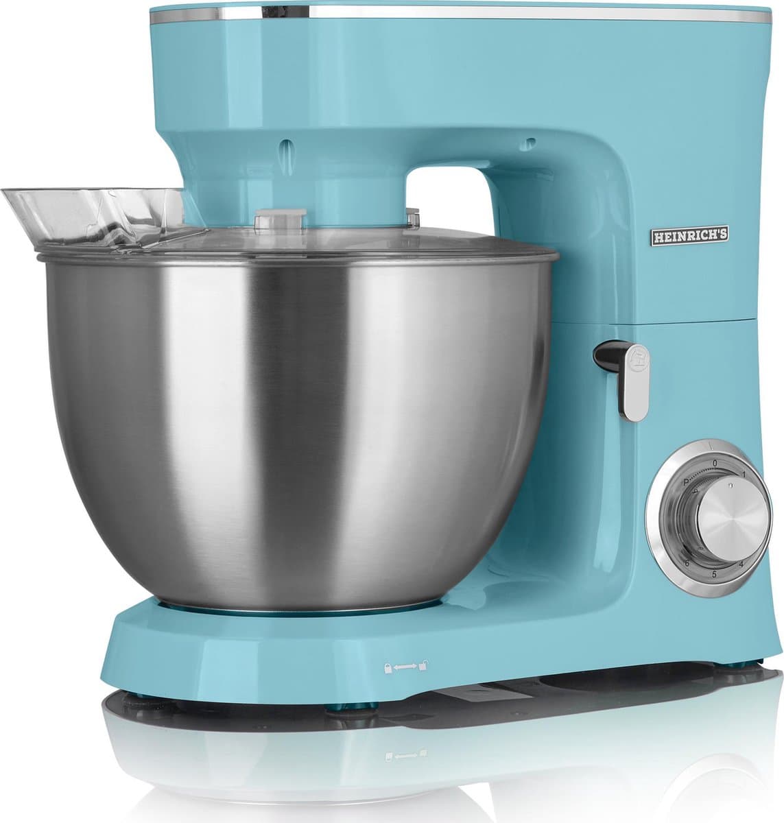 Heinrich´s HKM 8078 - keukenmachine - 1400 Watt - XXL - blauw. — afbeelding 1