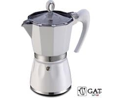 G.A.T. Italia Bella Wit 6 kops - Percolator - 300ml - Made in Italy