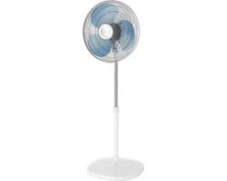 Rowenta VU4410 Essential+ Statiefventilator – 3 Snelheden - Krachtige Motor - Fluisterstil & Instelbare Hoogte/Kantelhoek - Staande ventilator - Wit