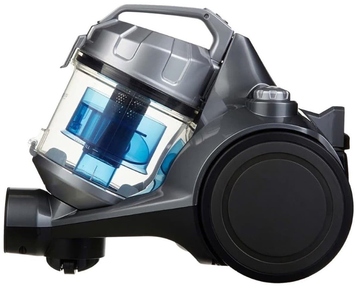 Cyclone Pro 700W Zakloze Cilinder Stofzuiger – 1.5L – HEPA-12 Filter – Ultra Stil 78dB – Krachtige Cyklonische Zuigkracht – AAA Energieklasse – Inclusief Parket- & Kierenzuigmond – Zwart/Grijs — afbeelding 1