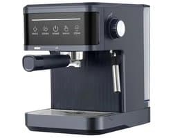Nyvore Koffiezetapparaat Met Melkopschuimer - Italiaanse Espressomachine - 20 bar - Semi Automatisch - Compact & Stijlvol
