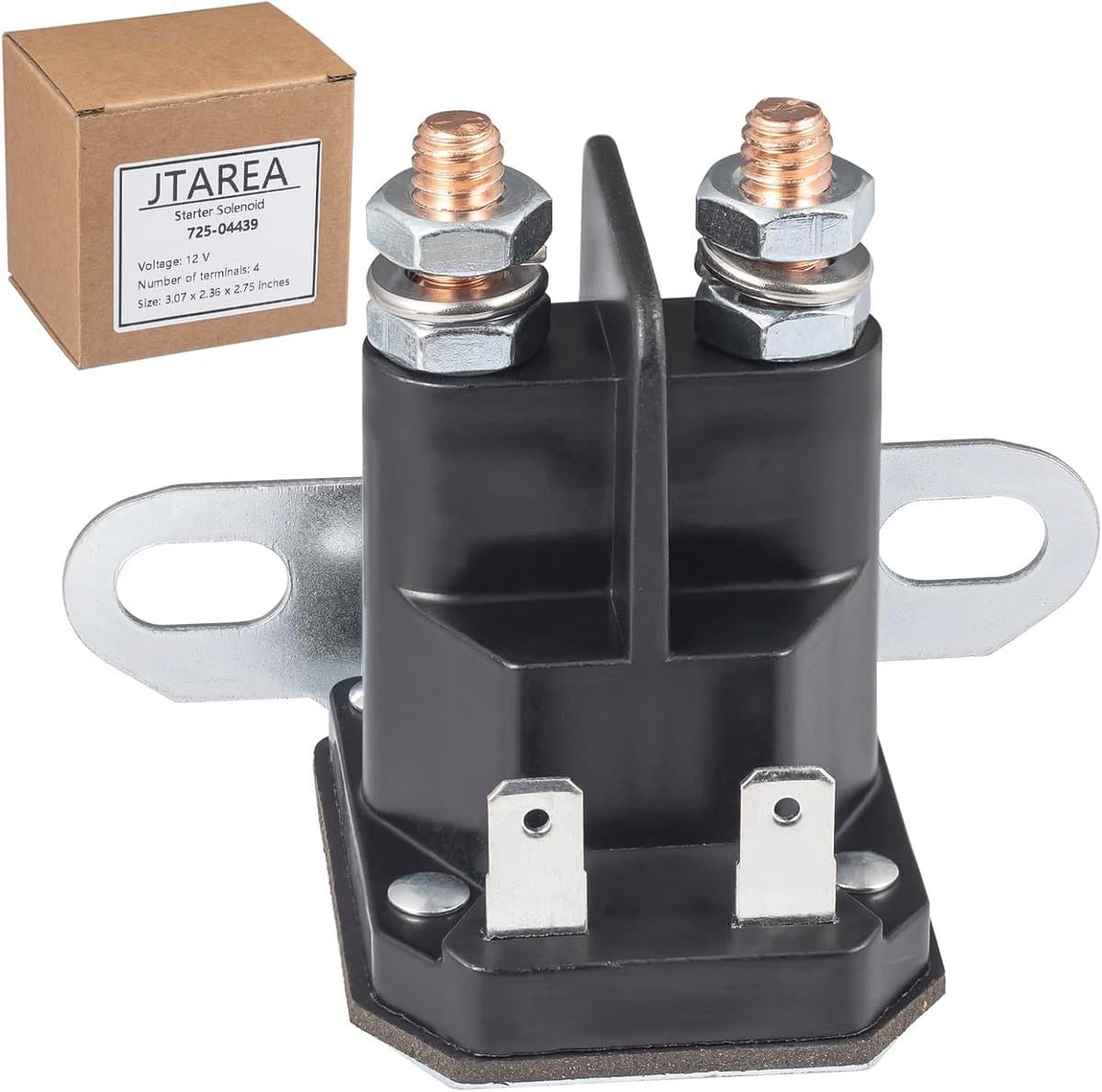 Startmagneetrelais 12 V voor grasmaaiers - Geschikt voor diverse modellen — afbeelding 1