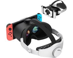 Namajunas - VR-bril geschikt voor Nintendo Switch/Switch OLED - met verstelbare HD-lenzen - 3D VR (Virtuele Realiteit) - Headset Games Accessoire Set - Switch VR Labo-bril Bril