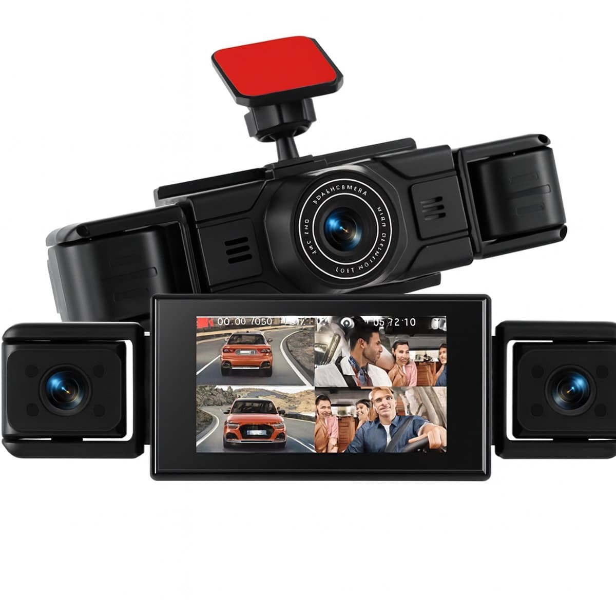 CYRO - Dashcam - Dashcam voor Auto - Dashcam voor auto Voor en Achter - Nachtzicht - Bewegingsdetectie - Parking Monitor - Zwart — afbeelding 1