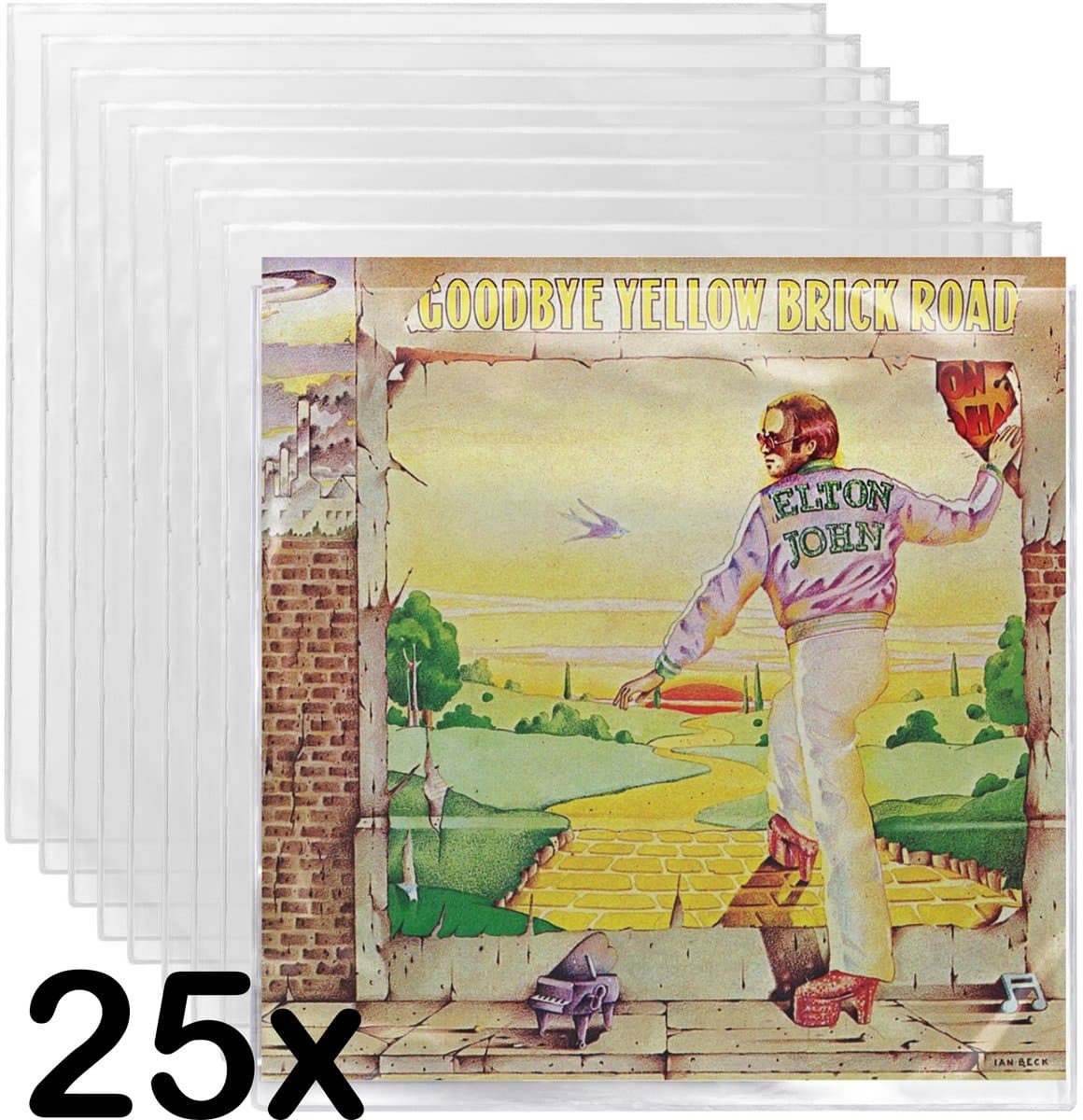 Glasheldere PVC hoezen - LP hoezen - 25 stuks - VinylCare Ultimate Shieldsleeve - LP Beschermhoezen - Hard plastic - Premium kwaliteit - Extra stevige hoeken - Buitenhoezen voor standaard LP’s - 250 Micron — afbeelding 1