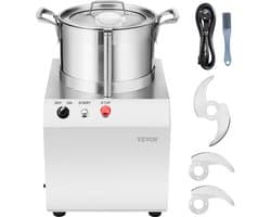 VEVOR Keukenmachine Groentesnijder 6L Voedselveilige Roestvrijstalen Mixer