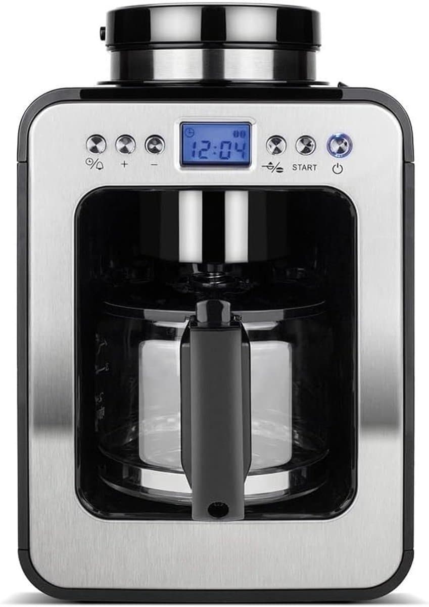 Koffiemachine met Bonen - Volautomatische Koffiemachine - Espressomachine - 600 W - Zwart — afbeelding 1