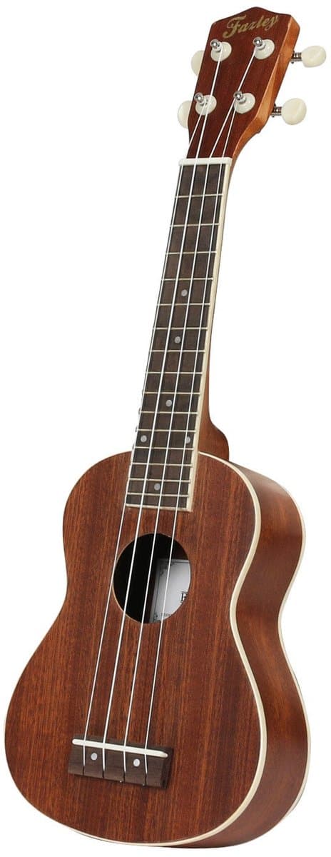 Sopraan Ukelele - Met gratis lessen - Fazley K21-W - Hout/naturel — afbeelding 1