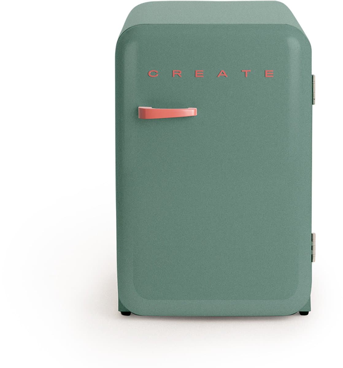 CREATE - Koelkast in retrostijl - Sage - Handvat Terracotta - FRIDGE RETRO 107L — afbeelding 1