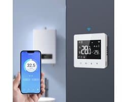 Slimme Wifi Thermostaat voor Programmeerbare Temperatuurregeling in Huis