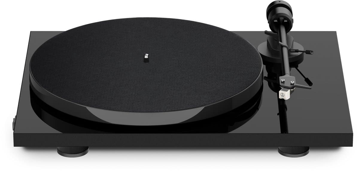 Pro-Ject E1 Phono AT3600L Platenspeler Voorversterkt - Hoogwaardig Geluid - Direct Speelklaar - Naadloze Streaming - Zwart — afbeelding 1