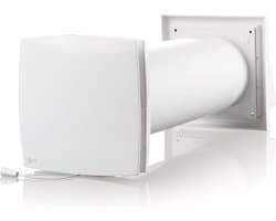 Siku Decentrale ventilator RV-1-35C mini V2 met warmteterugwinning; Geen Schimmel meer in huis. Frisse lucht binnen met 85% warmte terugwinning