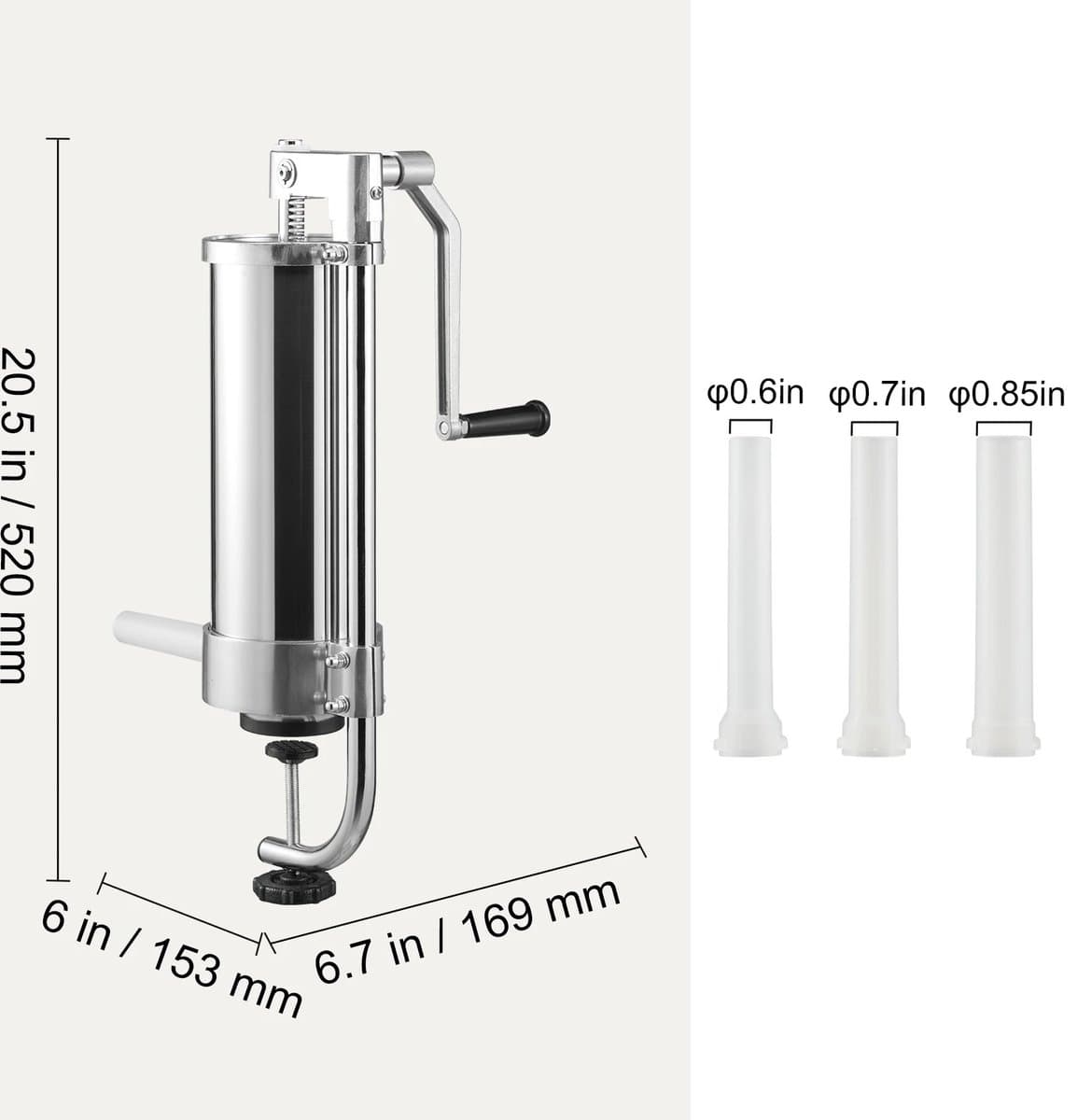 Worstmachine - Worstenvuller - Worstenmaker - 3L - Huishoudapparatuur - Keukenmachine — afbeelding 1