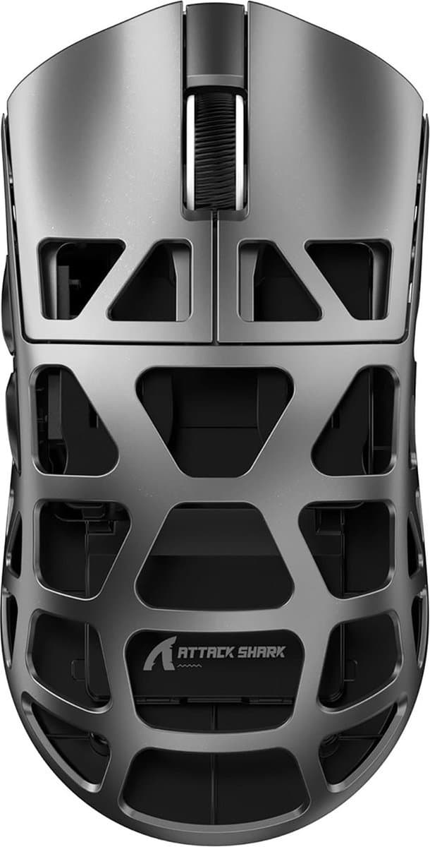 ATTACK SHARK R3 - Draadloze Gaming Muis - PAW3395 - Ultralichte(46g)- Wired/2.4G/BT5.1 - 26000DPI - Magnesium Alloy — afbeelding 1