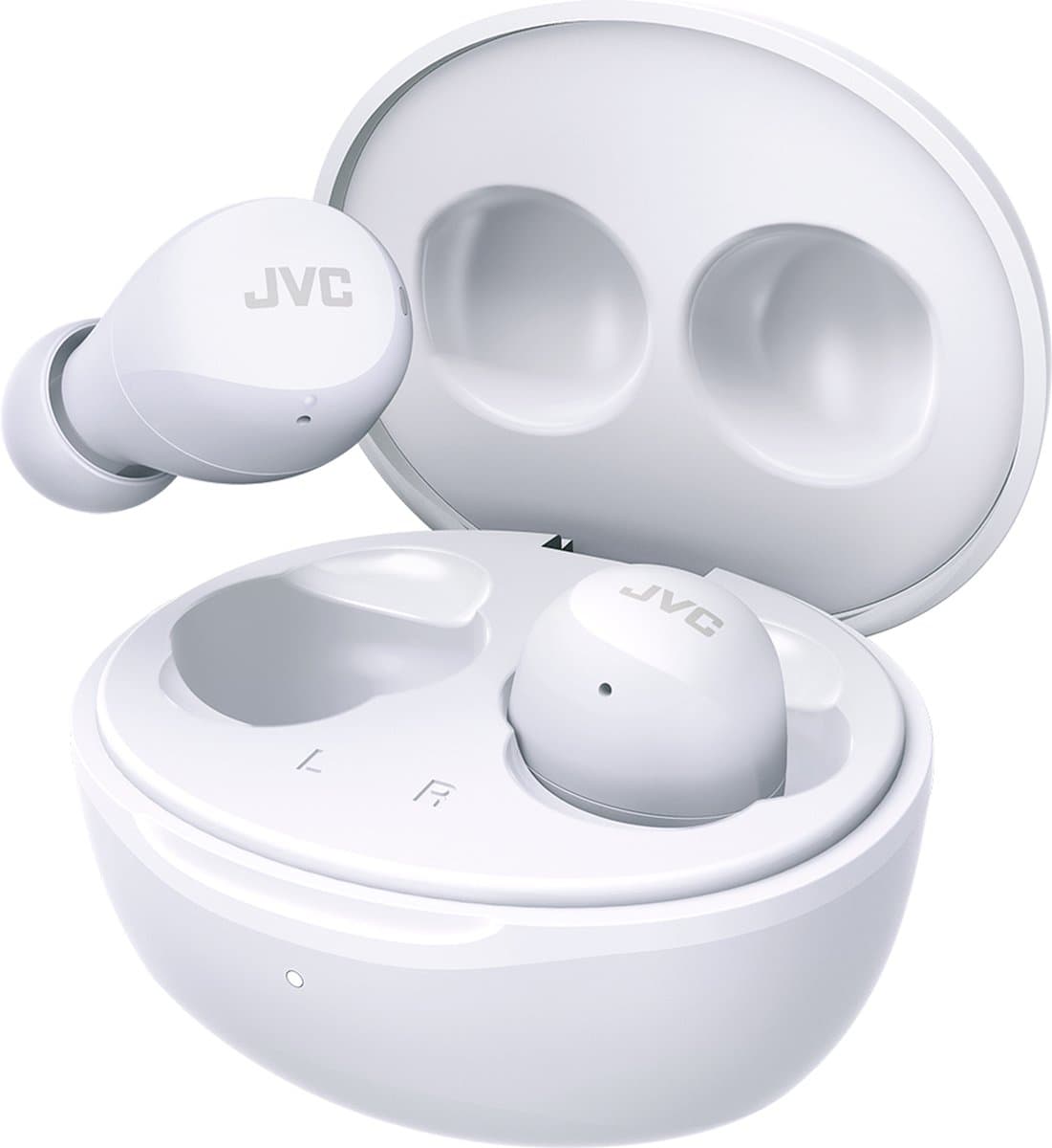 JVC HA-A6T Gumy Mini True Wireless Oordopjes - Wit — afbeelding 1