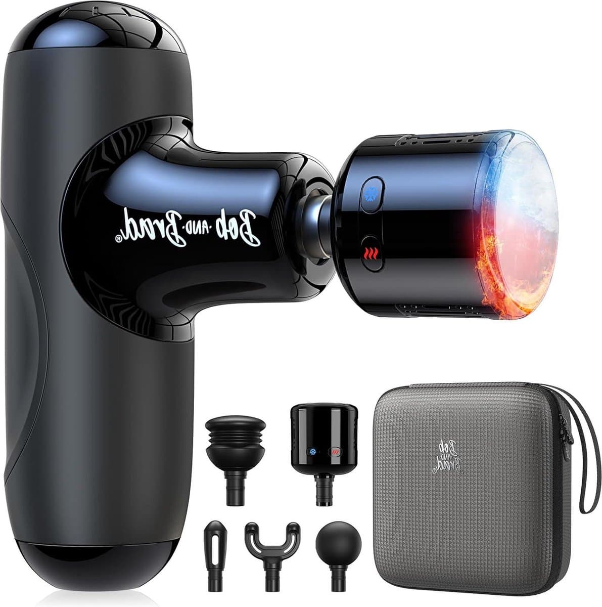 Massage Pistool Q2 Pro Met Warmte Koude Diepe Weefselmassage Ultrasilencieze Draagbaar Percussion Pijnverlichting Herstel — afbeelding 1