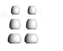 S,M,L Oordopjes voor Apple Airpods Pro - Airpods Pro tips - Airpods Pro vervanging tips - 3 paar oordopjes voor Airpods Pro - Small, medium, Large/ Wit
