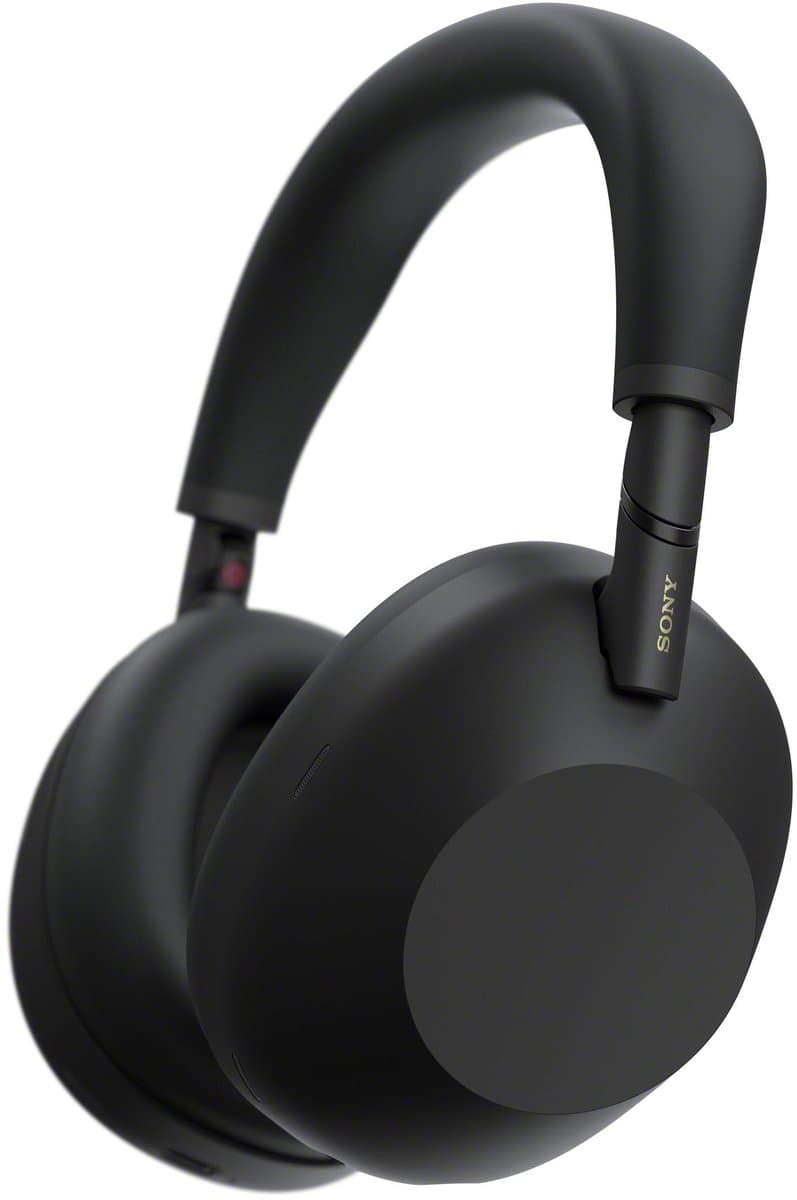 SONY WH-1000XM6 Over-ear Draadloze hoofdtelefoon met Noise-cancelling Zwart — afbeelding 1
