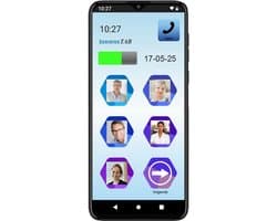 SeniorenTAB© Easy Smartphone - Eenvoudige Senioren Smartphone - 64GB - Bellen en Beeldbellen via Foto's - Groot en Overzichtelijk