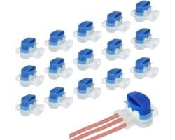Waterdichte Kabel Plug 15 Pack - Ideaal voor Buiten en Tuinverlichting