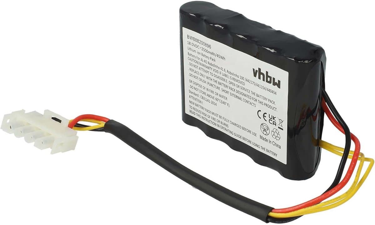 Accu 2500mAh 18V Li-Ion voor Robotmaaiers | Vervangende Batterij Geschikt voor AL-KO Solo Robolinho — afbeelding 1