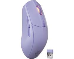 SteelSeries Rival 3 Wireless Gen 2 Draadloze Gamingmuis - Lavender - 2.4Ghz & Bluetooth - 18.000 DPI - 200 uur accu