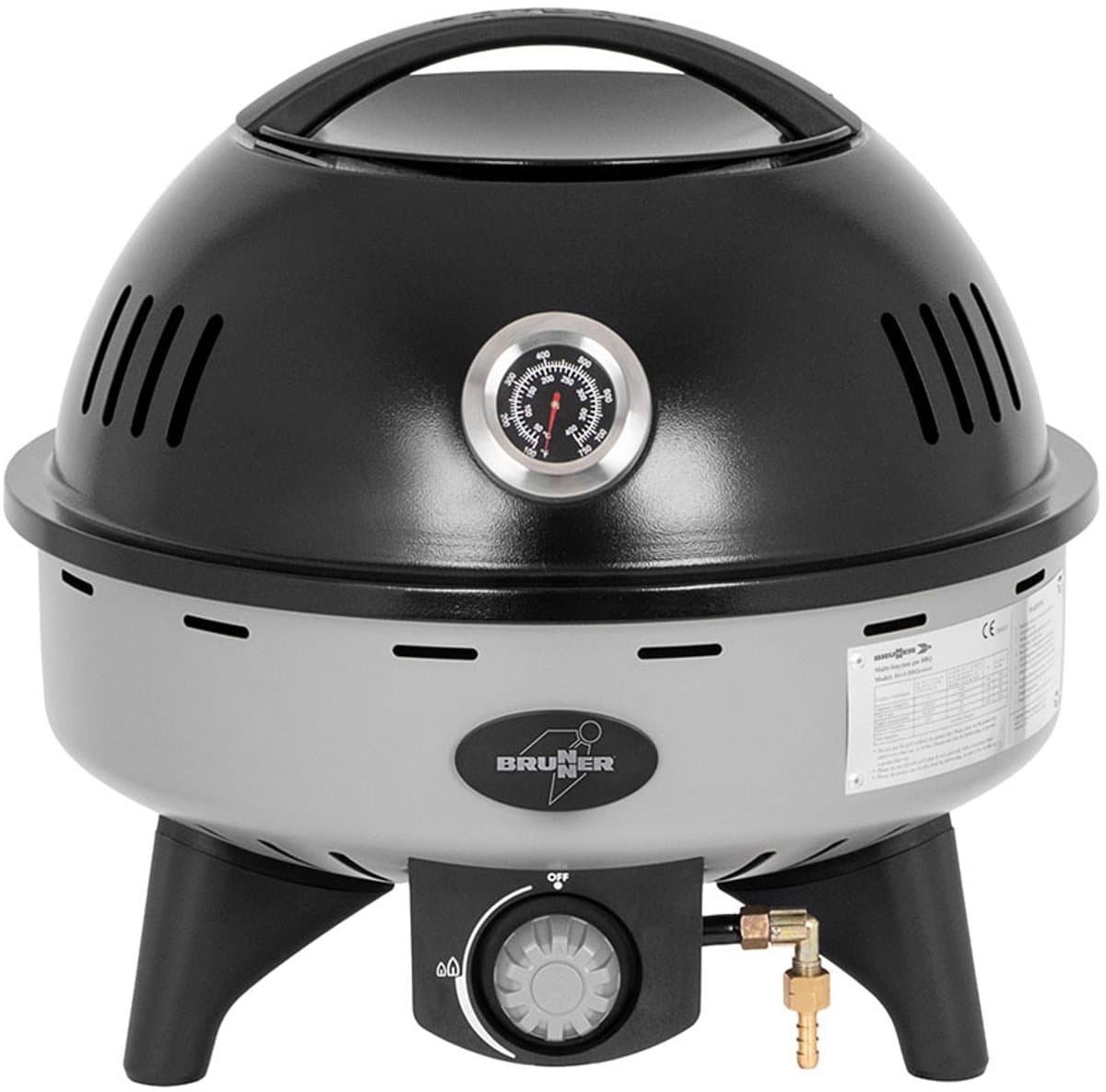 Brunner Gas Barbeque Devil BBQruiser LT - 30 mbar - Camping BBQ - Compact - Gemakkelijk te vervoeren — afbeelding 1
