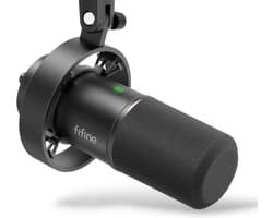 FIFINE - K688 - USB / XLR - Dynamische Microfoon - Streaming - Podcasting - Gaming - Geschikt voor PS4 / PS5 / PC - Zwart