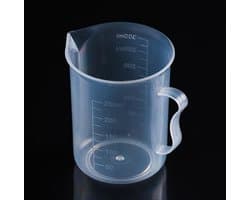 250ml Food Grade PP kunststof kolf digitale metende kop cilinder schaal maatregel glas Lab laboratorium Tools(Transparent)