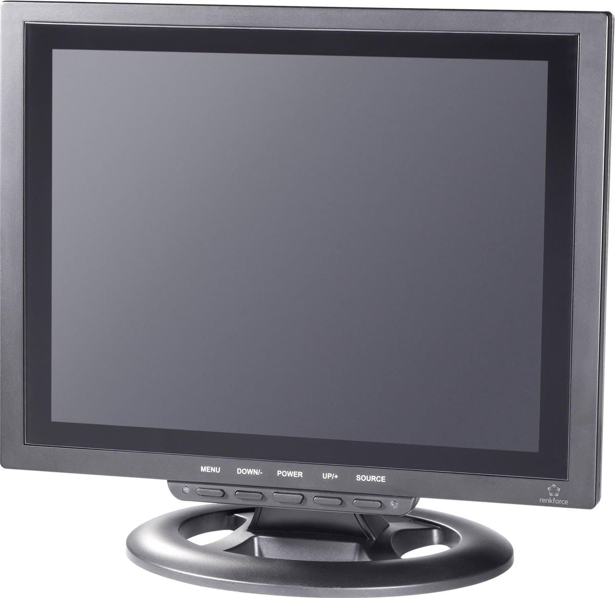 LCD-bewakingsmonitor 30.48 cm 12 inch Renkforce 449238 Energielabel: B (A - G) 800 x 600 pix Zwart — afbeelding 1