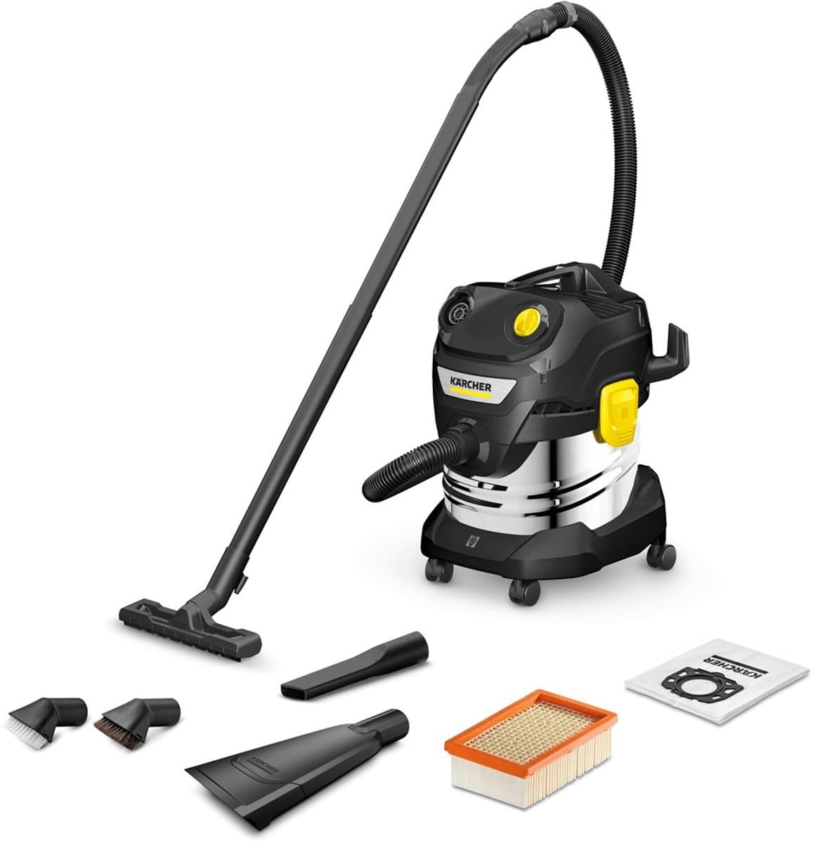 Karcher WD 4 S Serie - Workshop Stofzuiger - 20L - 1100W - Blazerfunctie — afbeelding 1