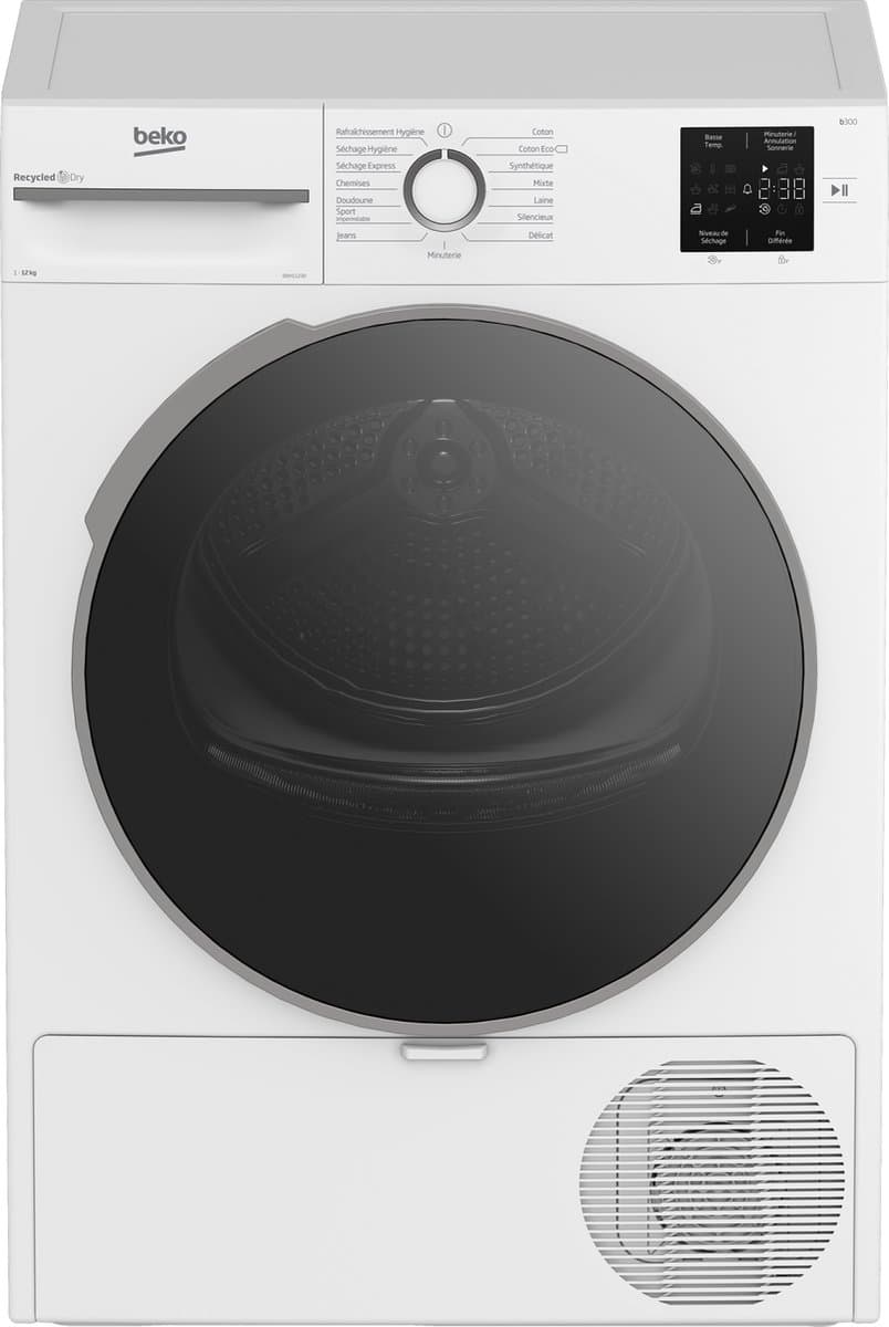 BEKO D0H11230 Warmtepompdroger 12 kg Franse display — afbeelding 1
