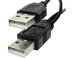 SATA naar USB Adapter - Externe Harde Schijf Kabel - Data Overzetten - Dubbele USB Poort - 25 cm - Zwart