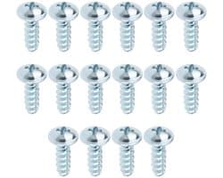 Dailygoods- Grasmaaier Schroeven 16 Stuks - M5 x 16 mm - Verzinkt