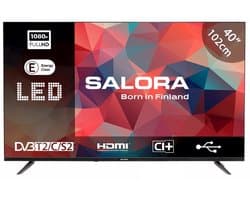 Salora 40FDB200 tv 101,6 cm (40") Full HD Zwart 200 cd/m²