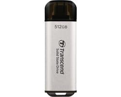 Externe SSD - Draagbare Opslag - Bestanden Overzetten - Supersnelle Overdracht - 512 GB - Zilver