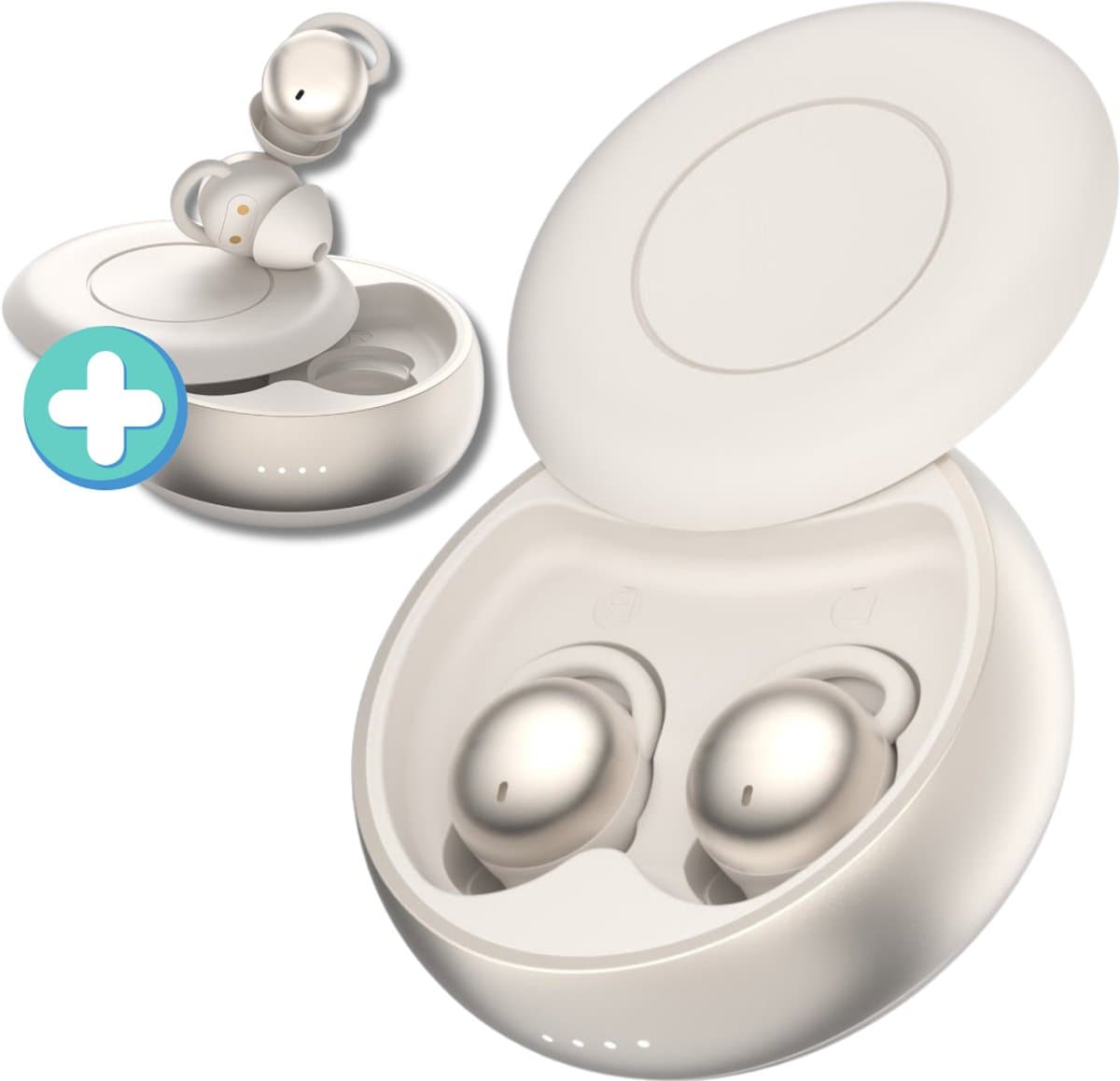 Draadloze Oordopjes - Bluetooth Oordopjes - Noise Cancelling - 20 uur Accuduur - Slaap Oordopjes - Geschikt voor Zijslapers - Earbuds Wireless - Oortjes Draadloos - Mini oordopjes - Alternatief Koptelefoon - Geschikt voor elke Smartphone of Laptop — afbeelding 1