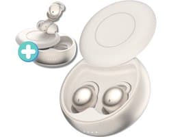 Draadloze Oordopjes - Bluetooth Oordopjes - Noise Cancelling - 20 uur Accuduur - Slaap Oordopjes - Geschikt voor Zijslapers - Earbuds Wireless - Oortjes Draadloos - Mini oordopjes - Alternatief Koptelefoon - Geschikt voor elke Smartphone of Laptop