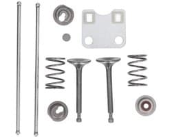 Beschermkappen voor de kleppen, veersets en accessoires voor de Geschikt GX160 en GX200 grasmaaiers van 5,5 pk en 6,5 pk.