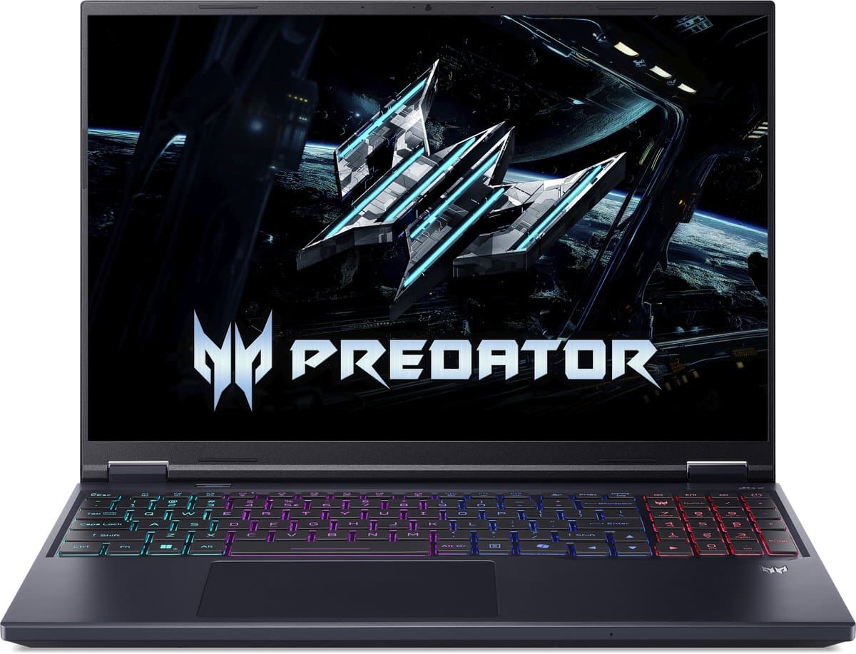 Acer Predator Helios Neo 16 PHN16-I31-78U3 - Gaming Laptop - 16 inch 3K 180Hz - i7 - 16GB - 1TB SSD - RTX 5060 - inclusief 3mnd PC GamePass — afbeelding 1