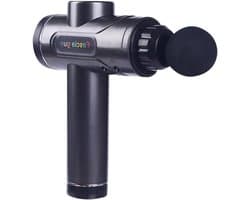 Mini Massagepistool - Fascia Gun Draagbaar - Spierontspanning Herstel - 4 Snelheden Instelbaar - 1600 Gram - Zwart