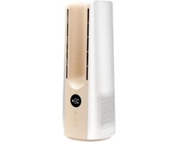 Automatisch oscillerende bladeloze ventilator met luchtbevochtiger – 9 snelheidsstanden, verkoelende nevel en stille borstelloze motor