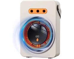 Draagbare vernevelingsventilator | Persoonlijke ventilator met vernevelaar, voor binnen en buiten, tent, bureau, kamer, reizen, vissen, bouwplaats, kamperen, roadtrip en strand(Wit)