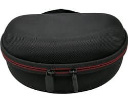 Opbergkoffer voor oordopjes, een harde reiskoffer, geschikt voor het opbergen van over-ear en oordopjes van merken zoals JBL, Beats, Maxell en Panasonic.