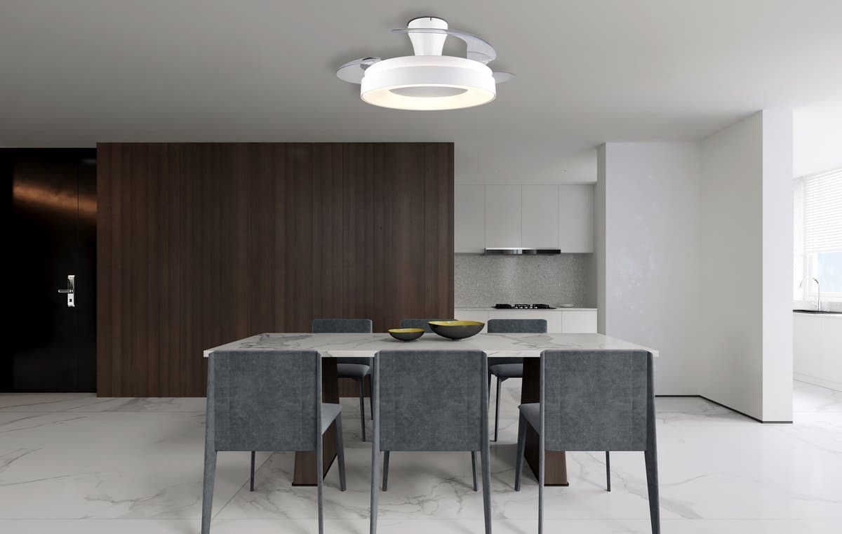 Trio - Plafondventilator VANSBRO - Wit - 106x106x29 cm — afbeelding 1