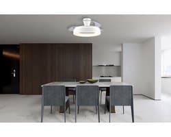Trio - Plafondventilator VANSBRO - Wit - 106x106x29 cm