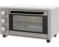 Mini Oven - Tafeloven - Koken en Bakken - Instelbare Temperatuur - 21 Liter - Zilver