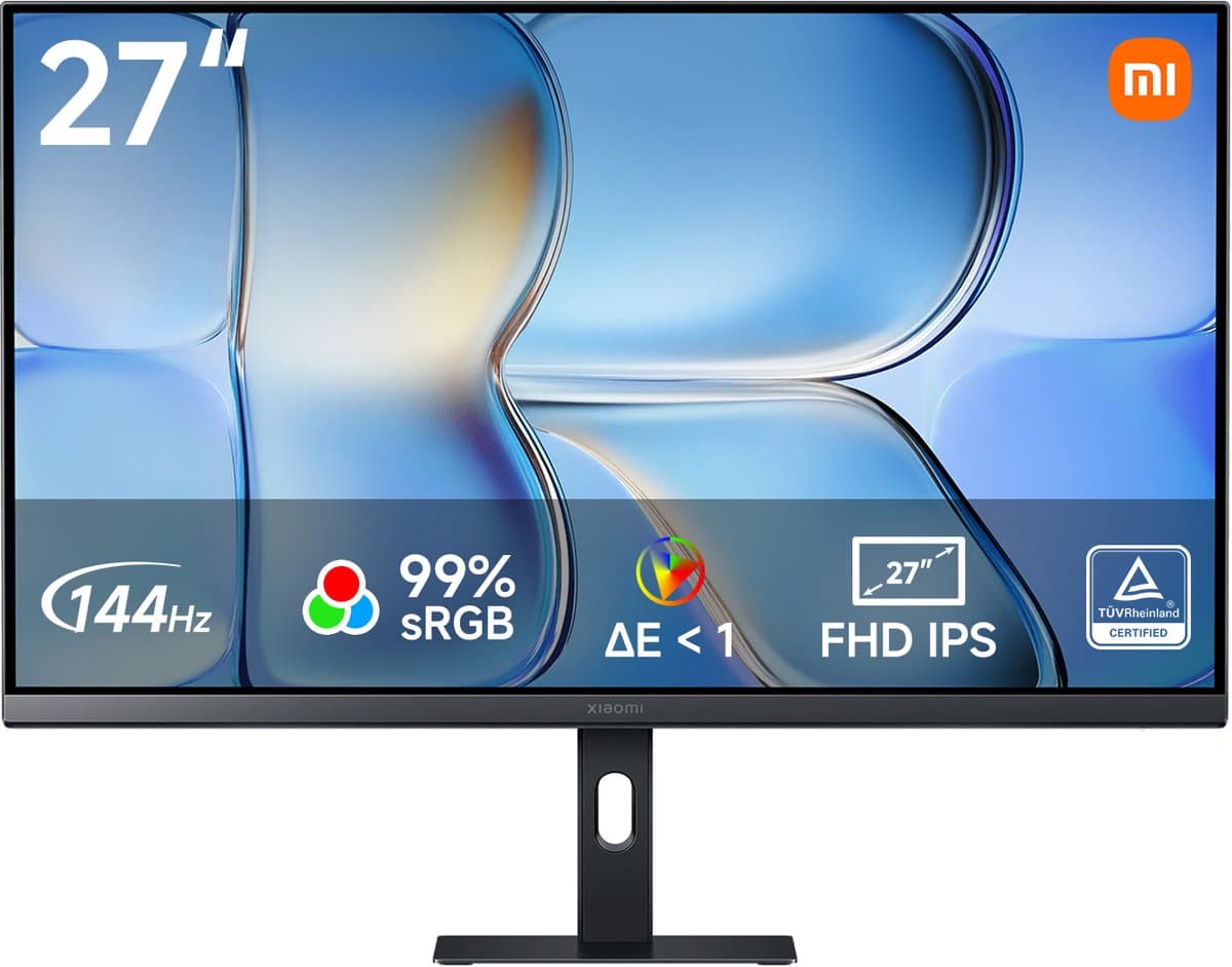 Xiaomi A27i 2026 Monitor – 27 Inch – FHD IPS 144Hz FreeSync HDR10 — afbeelding 1